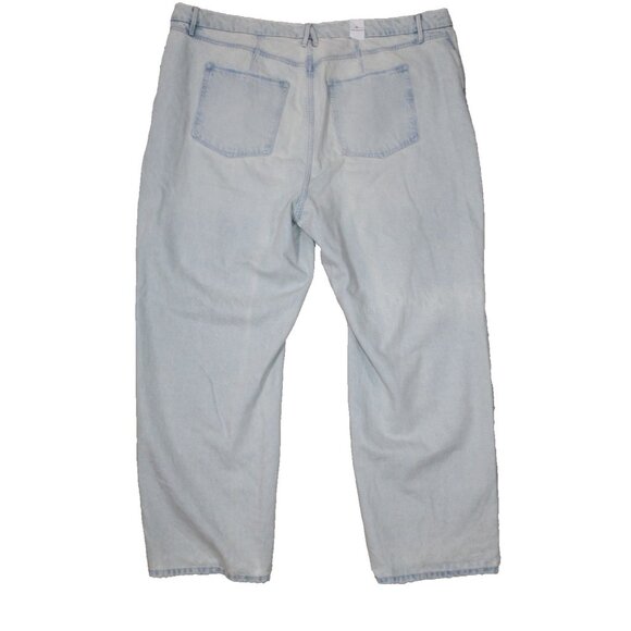 NWT $145 Good American Jeans Plus Sz 20 Good 90's High Waist Loose Light Baggy - Picture 5 of 10